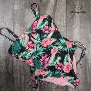 Allure Floral One Piece Swimwear Size 12/14